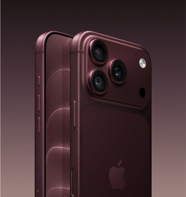 iPhone 18 Pro, Burgundijas sarkanā krāsā, sānskats, daļēji redzama priekšpuse, pilnekrāna dizaina displejs, Action poga, skaļuma palielināšanas/samazināšanas pogas, iPhone 18 Pro, Burgundijas sarkana krāsa, sānskats, pilnībā redzama aizmugure, 48 MP Pro Fusion kameru sistēma, Apple logotips centrā, sānu poga, Camera Control poga