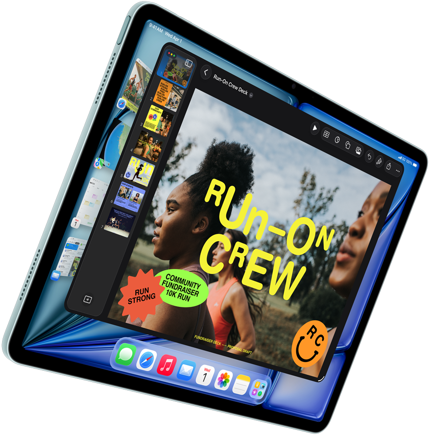Blue iPad Air